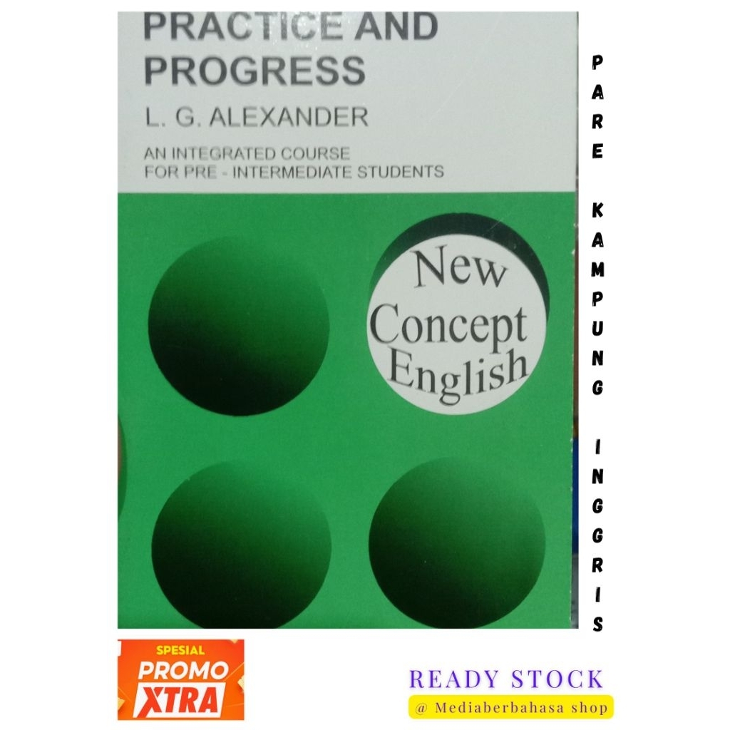 Buku NEW CONCEPT ENGLISH kampung inggris PRACTICE AND PROGRESS Versi Hijau