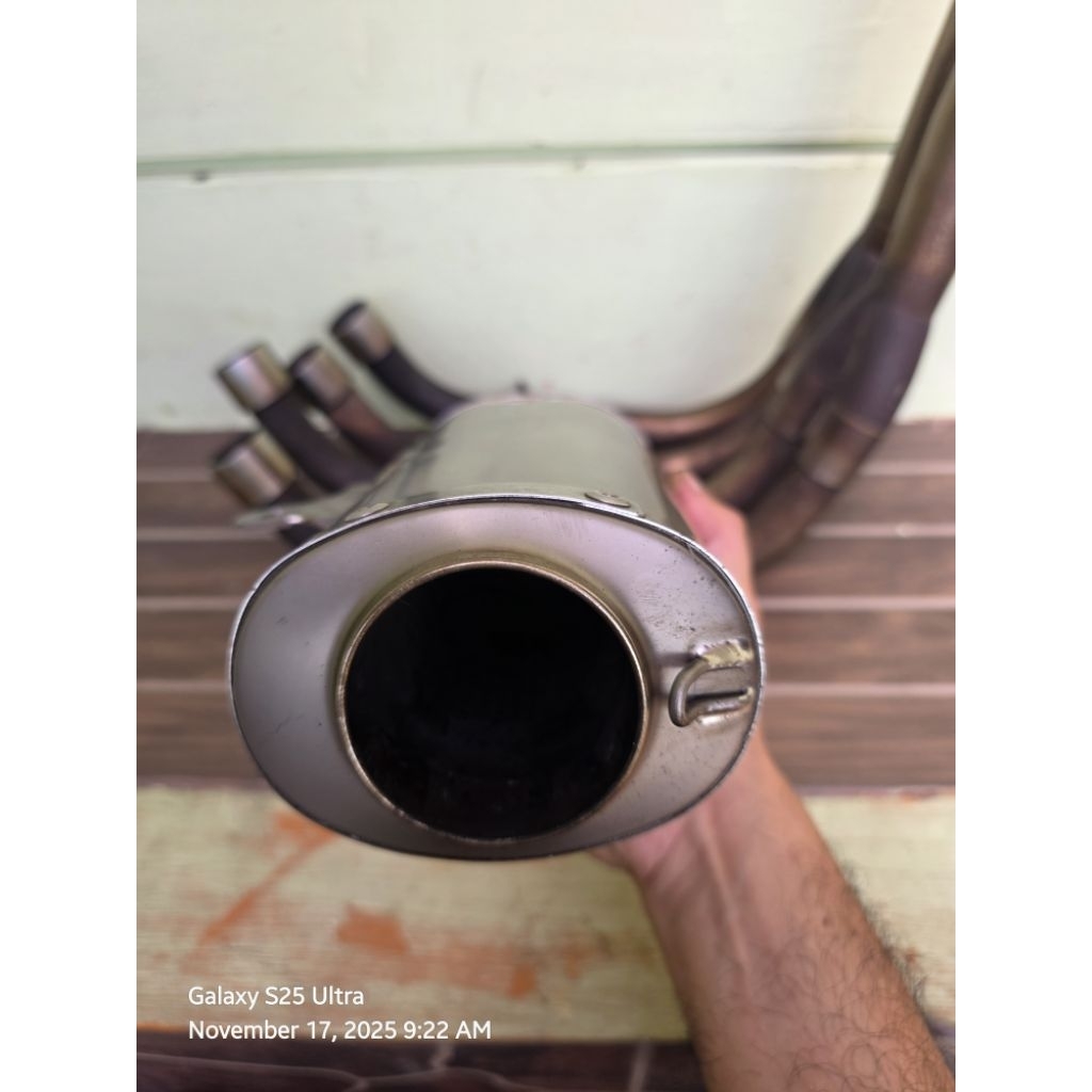 Knalpot Arrow Works Fullsystem Titanium Underbelly ZX25R