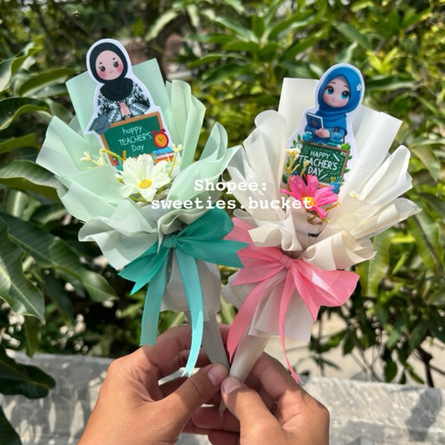 Buket Topper Hari Guru || Buket Hari Guru || Buket Hari Guru Murah