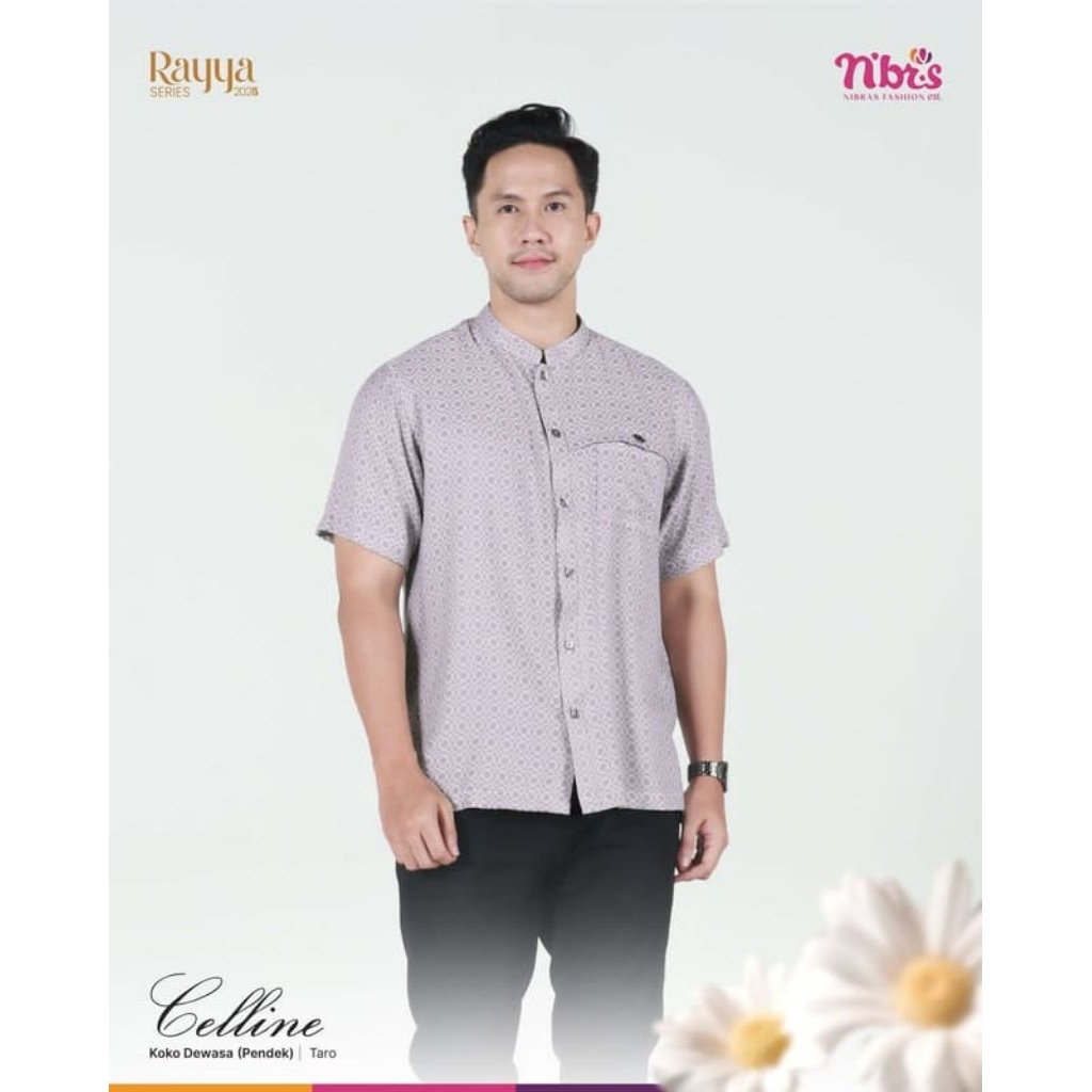 NIBRAS KOKO CELLINE TARO KOKO PRIA LENGAN PENDEK