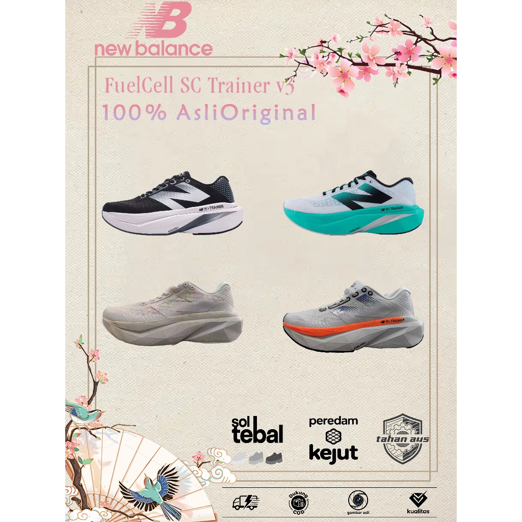 Promo Garage SaleNew Balance FuelCell SuperComp Trainer U3, tersedia dalam berbagai warna, Authentic