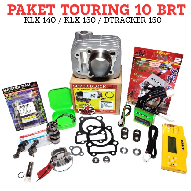 PAKET TOURING 10 BRT KLX 140 KLX 150 DTRACKER 150 Paket Bore Up Racing BRT KLX D TRACKER