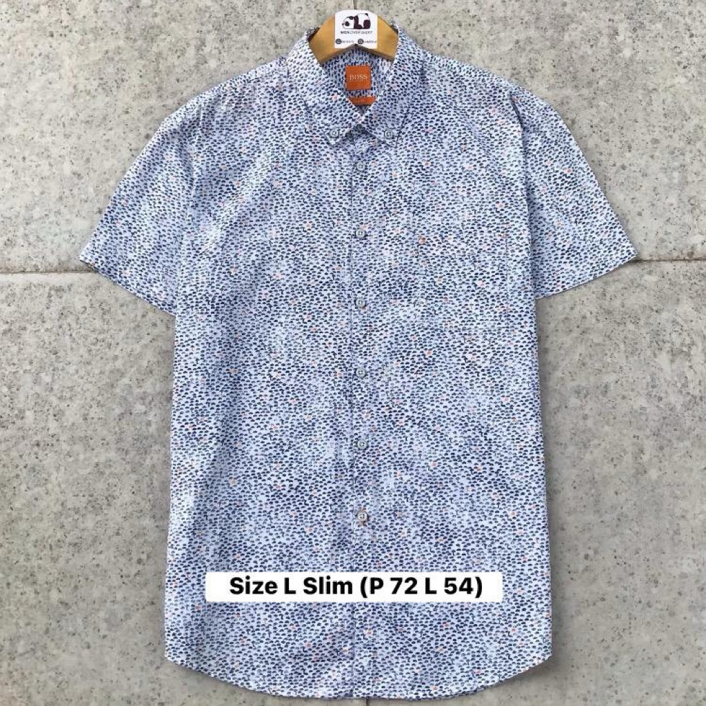 Kemeja Pendek Hugo Boss