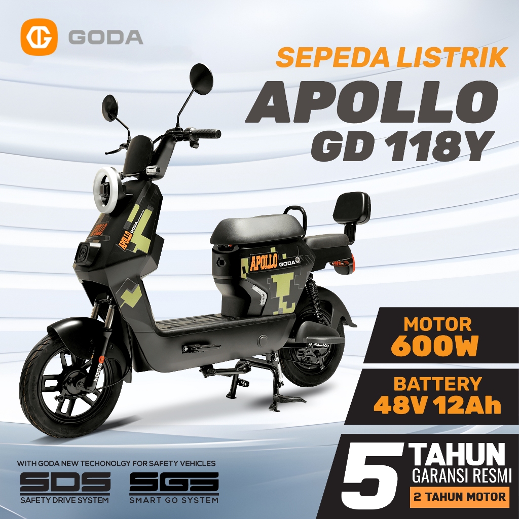 GODA 118Y Apollo Sepeda Listrik
