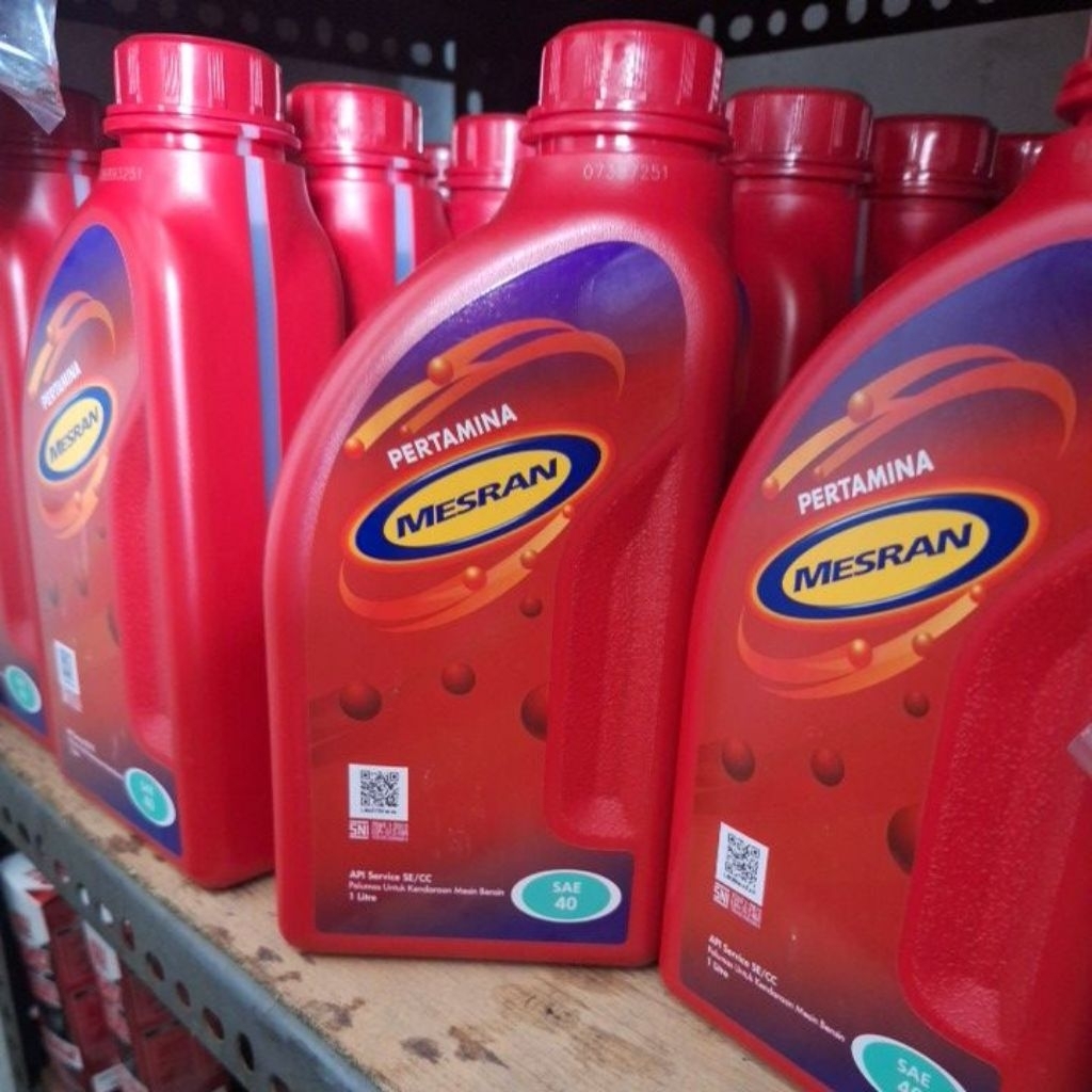 Oli oil Mesran Pertamina 1 liter, 100% ORIGINAL
