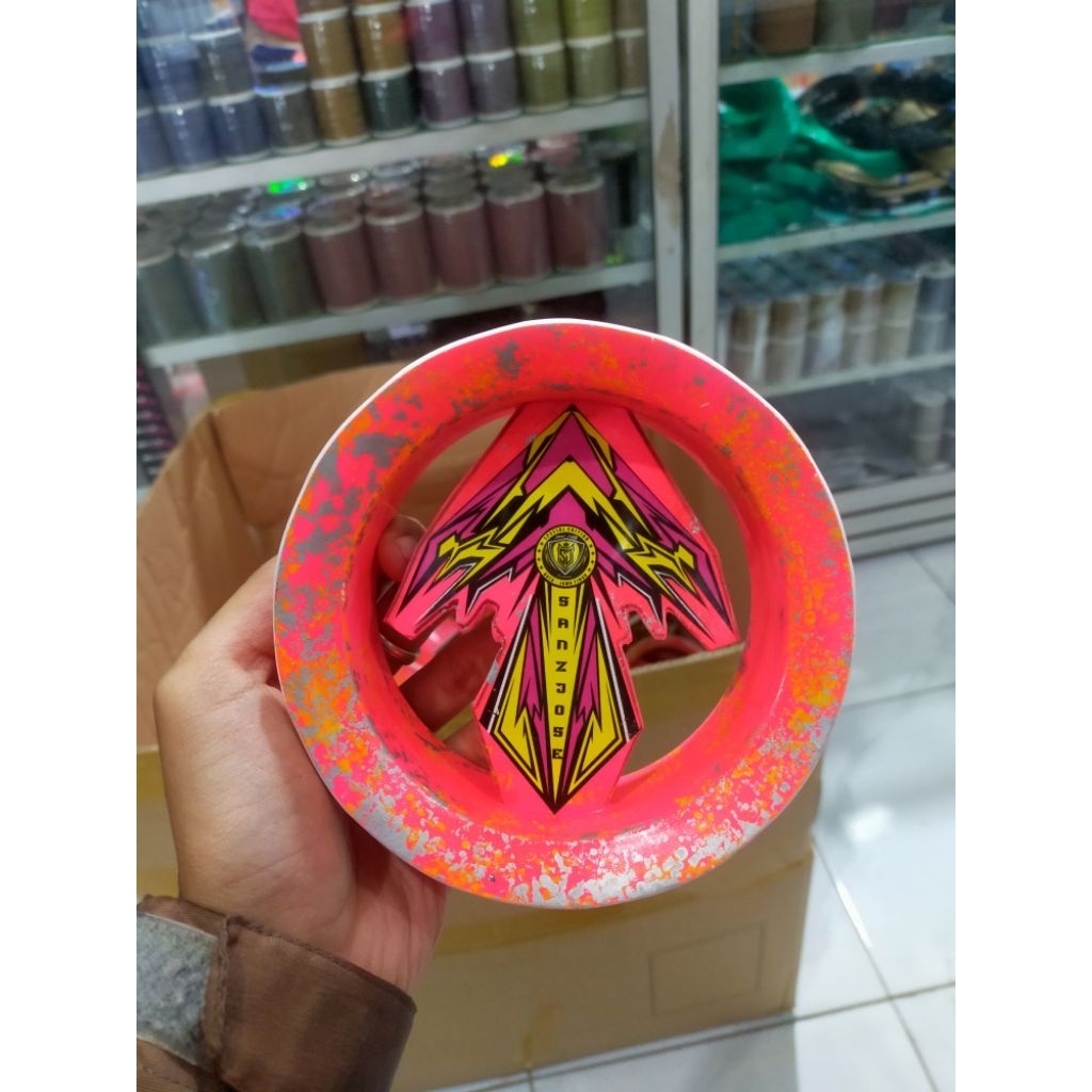 Bladu Sanz Jose Pink Kuning Silver