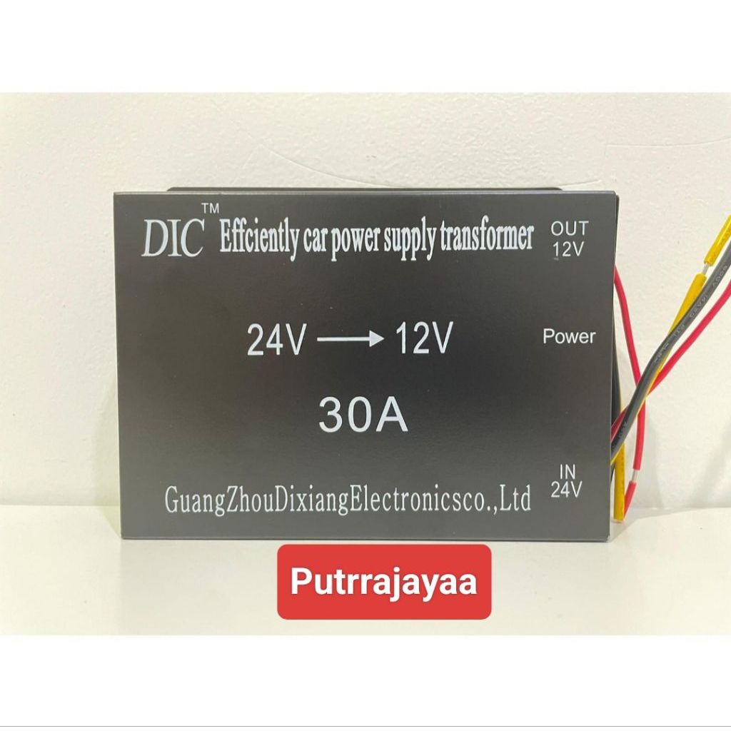 Converter 30 Amper DC 24V to 12V / Step Down 30 Amper DC 24V to 12V
