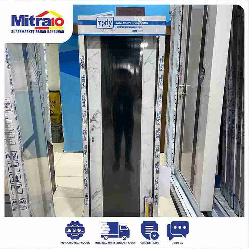 Pintu PVC TIDY WMNS 703 70x195cm + Handle