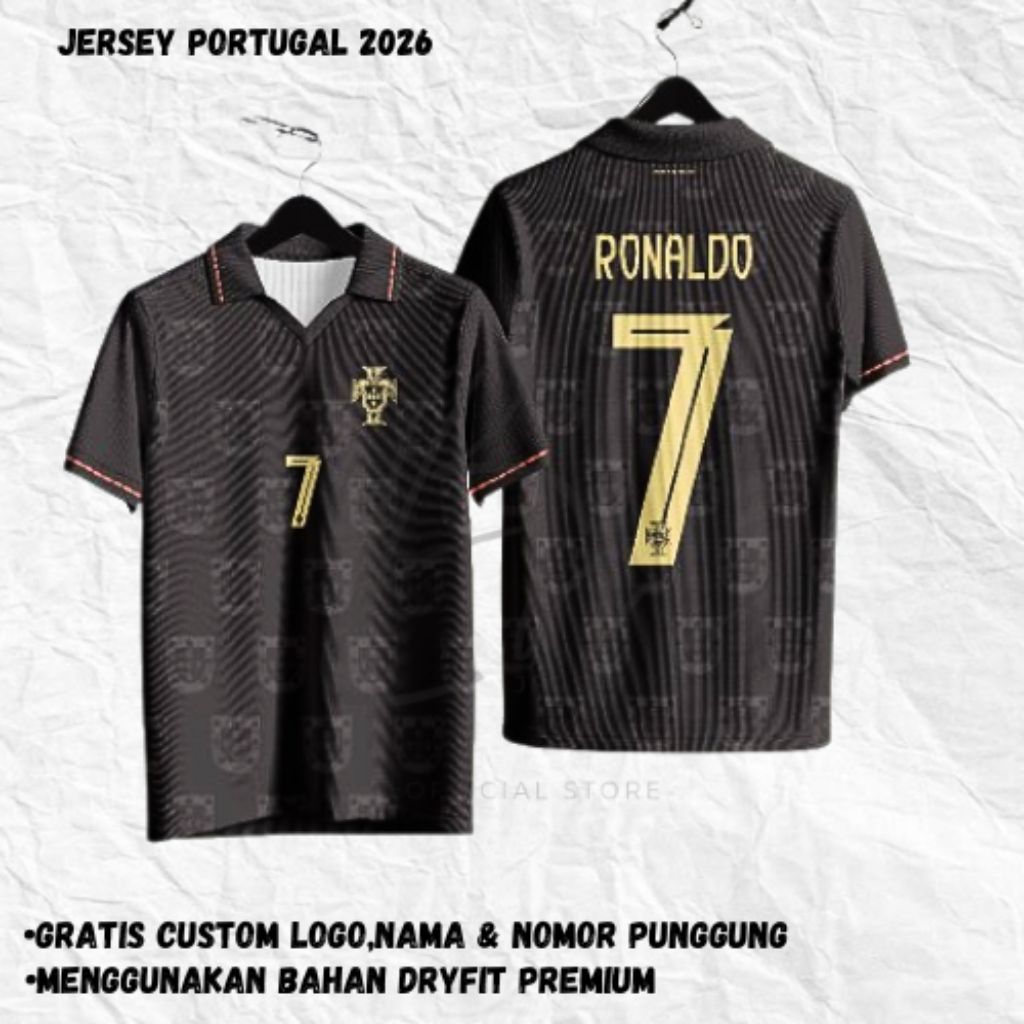 JERSEY PORTUGAL WORLD CUP 2026 FULL PRINTING