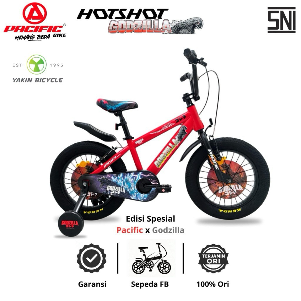 SEPEDA BMX PACIFIC HOTSHOT GODZILLA 3.0