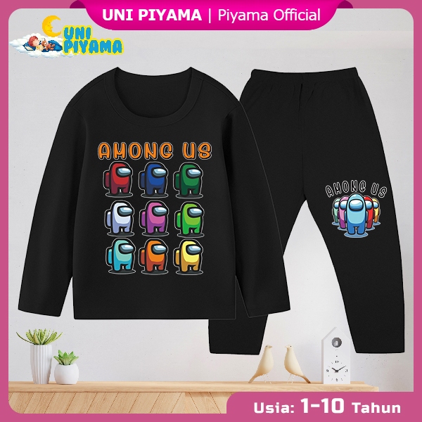 Piyama Tidur Among Us Stelan Panjang Motif Jumbo Anak Laki Laki Dan Perempuan Usia 1-10thun 304