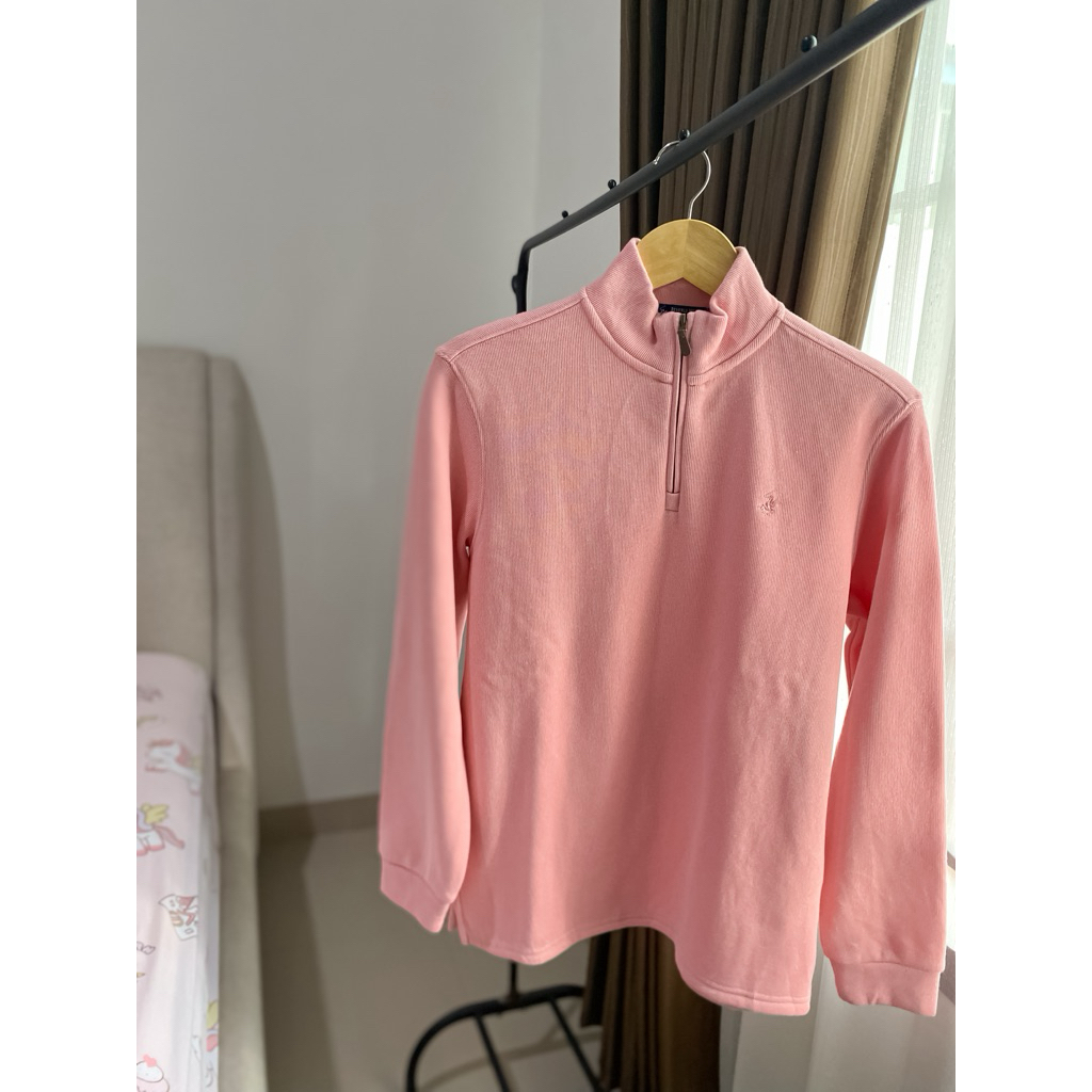 Preloved Sweater (crewneck) Halfzif knit Polo RL