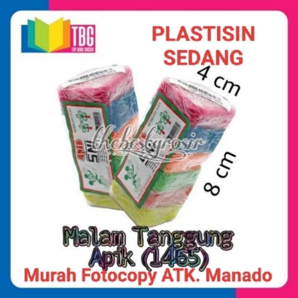 PLASTISIN SEDANG MERK APIK