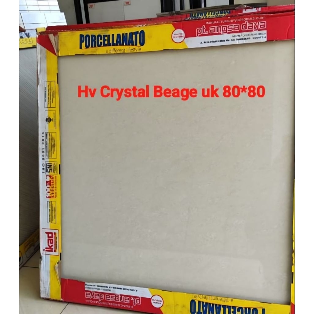 Granite 80x80 Criytal Beige Ikad Glazed Polished