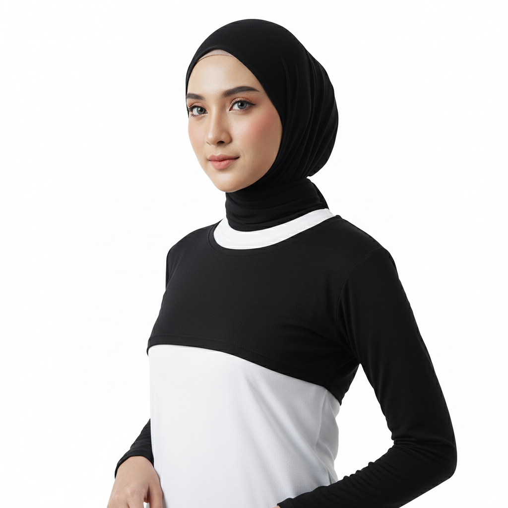 Manset Balero Crop Lengan Panjang Wanita – Manset Kimberly Dalaman Gamis Spandek Premium