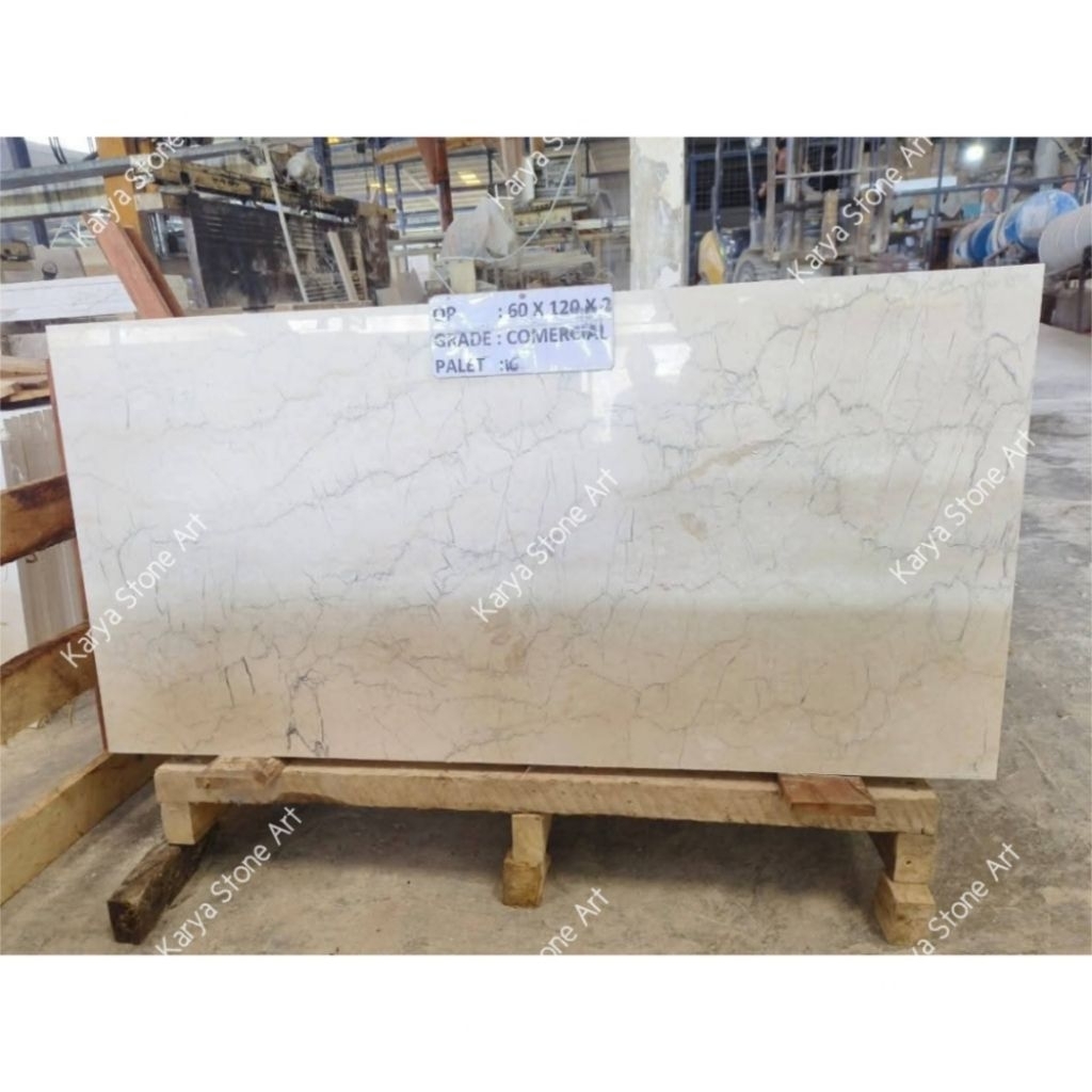 Marmer White Ujung Pandang 60x120 | Lantai Marmer | Marmer Lantai