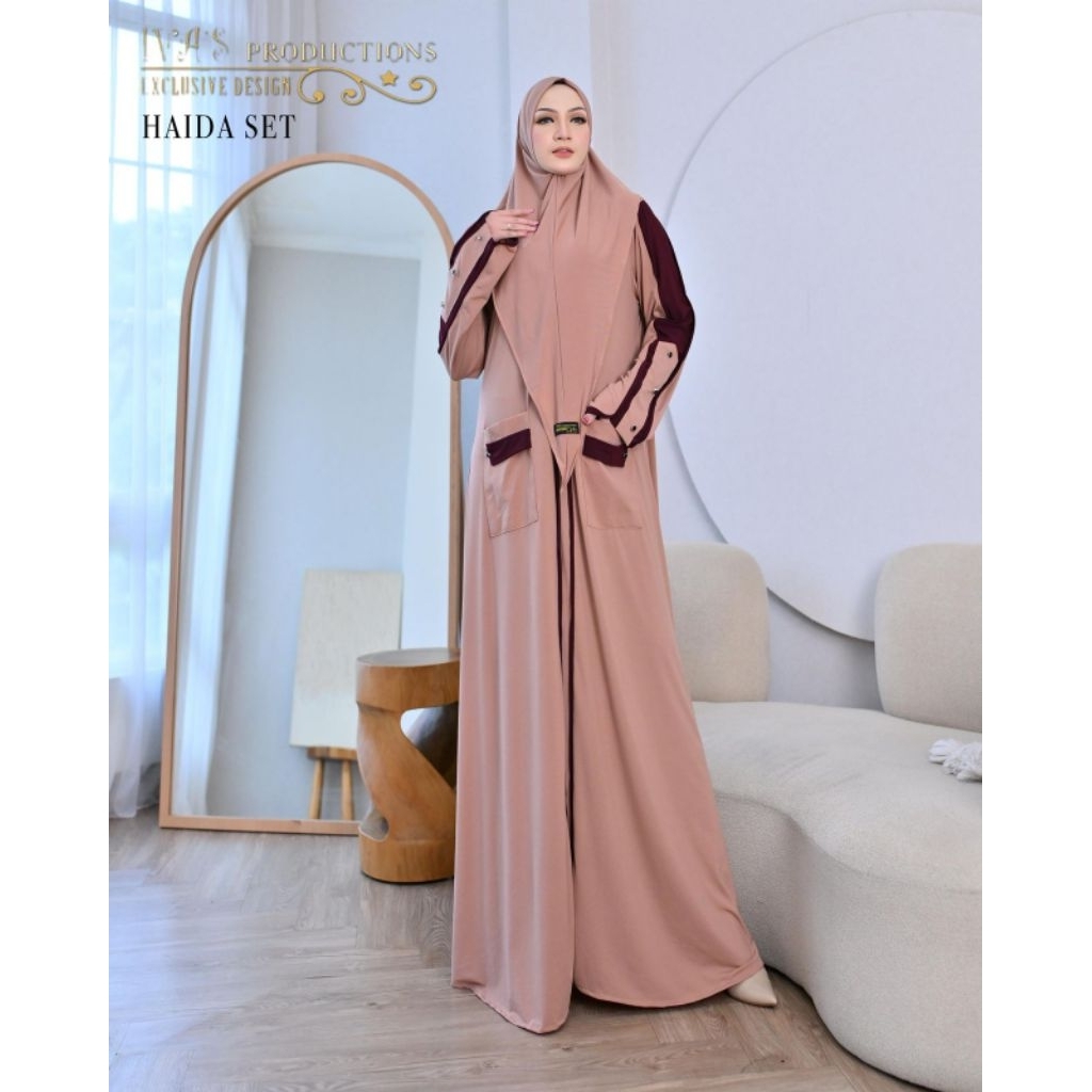 Gamis Haida set by IVAS PRODUCTION