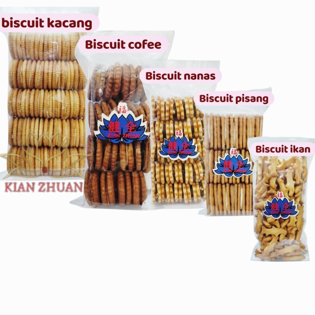 Biscuit Kiloan Bentuk Ikan,Selai Pisang,Selai Nanas,Selai Kacang,Selai Cofee