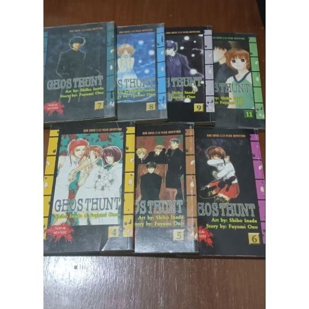 komik Ghost Hunt Fuyumi Ono no 4-9 Dan 11 preloved, bisa beli cabutan