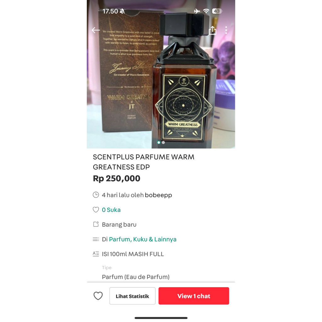 SCENTPLUS WARM GREATNESS