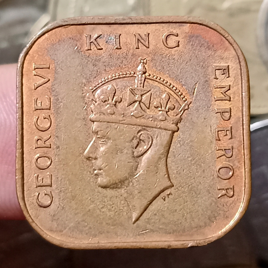 Koin Kuno Malaya (Malaysia) 1 Cent - George VI Tahun 1941