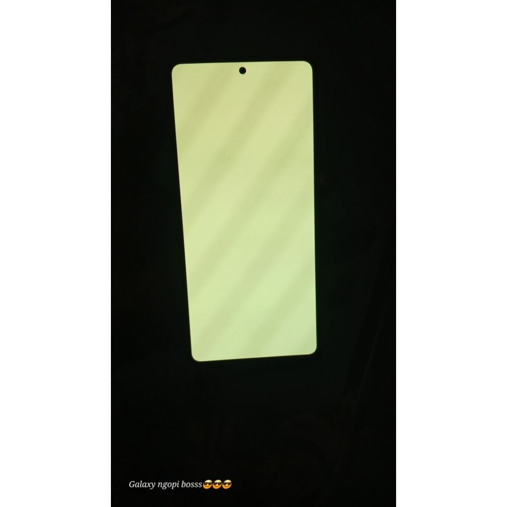 lcd ORi samsung a51 minus blank hijau