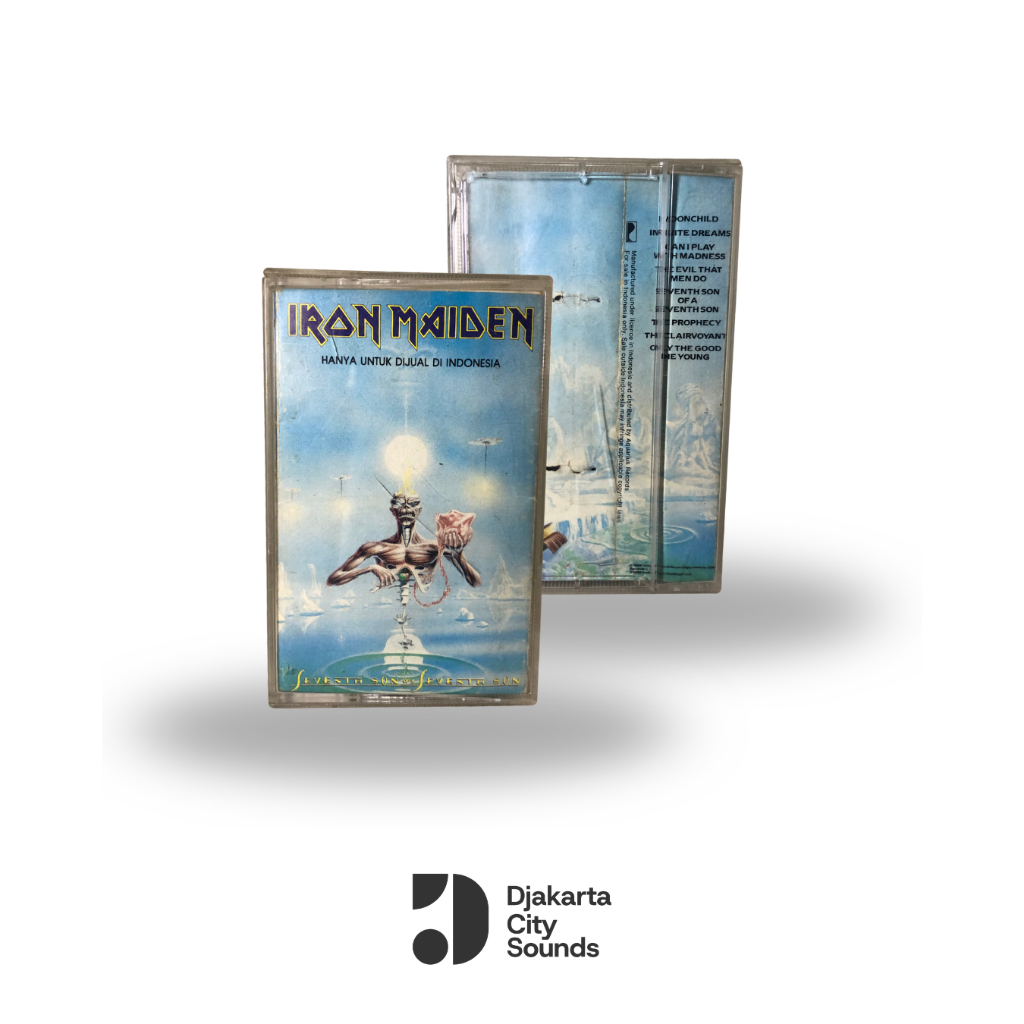 Kaset Pita Iron Maiden - Seventh Son Of A Seventh Son