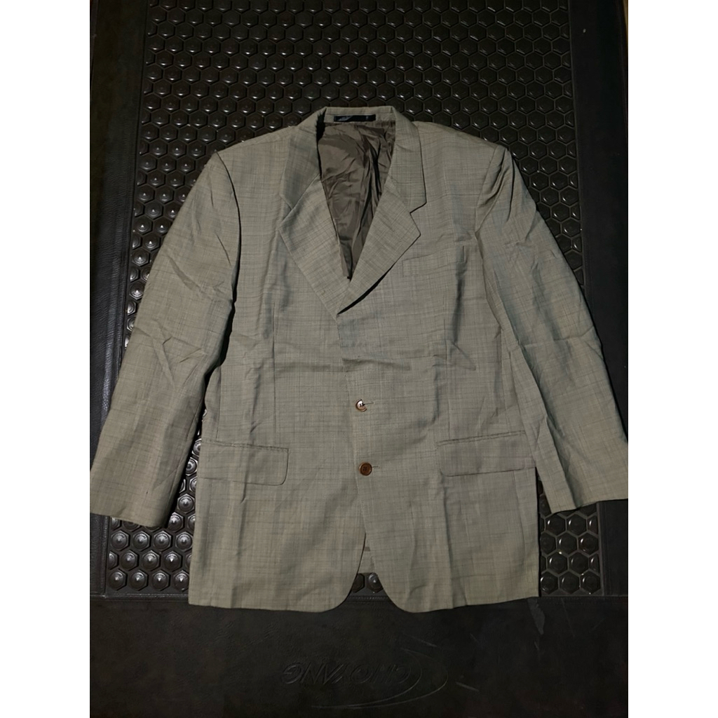 BLAZER JAS LUXURY YVES SAINT LAURENT TARTAN MEWAH BRANDED