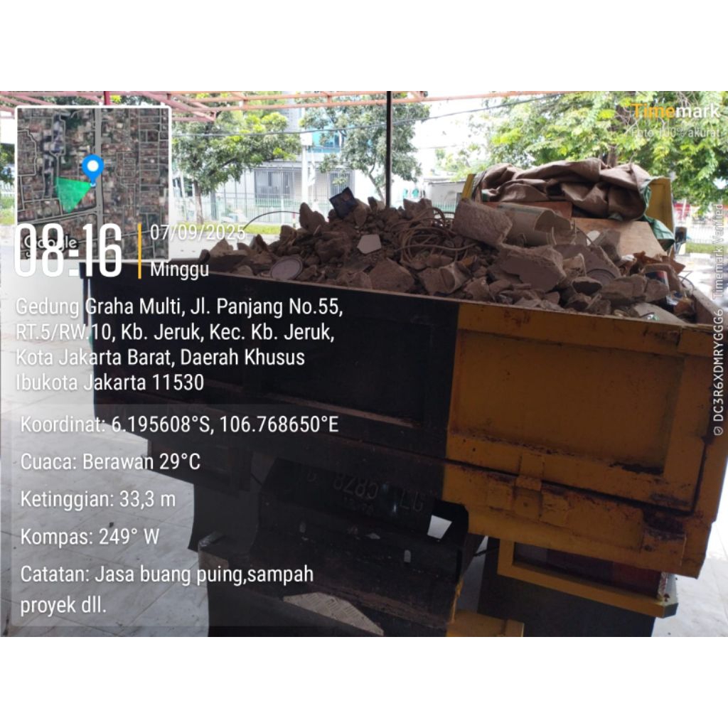 Jasa pengurugan puing