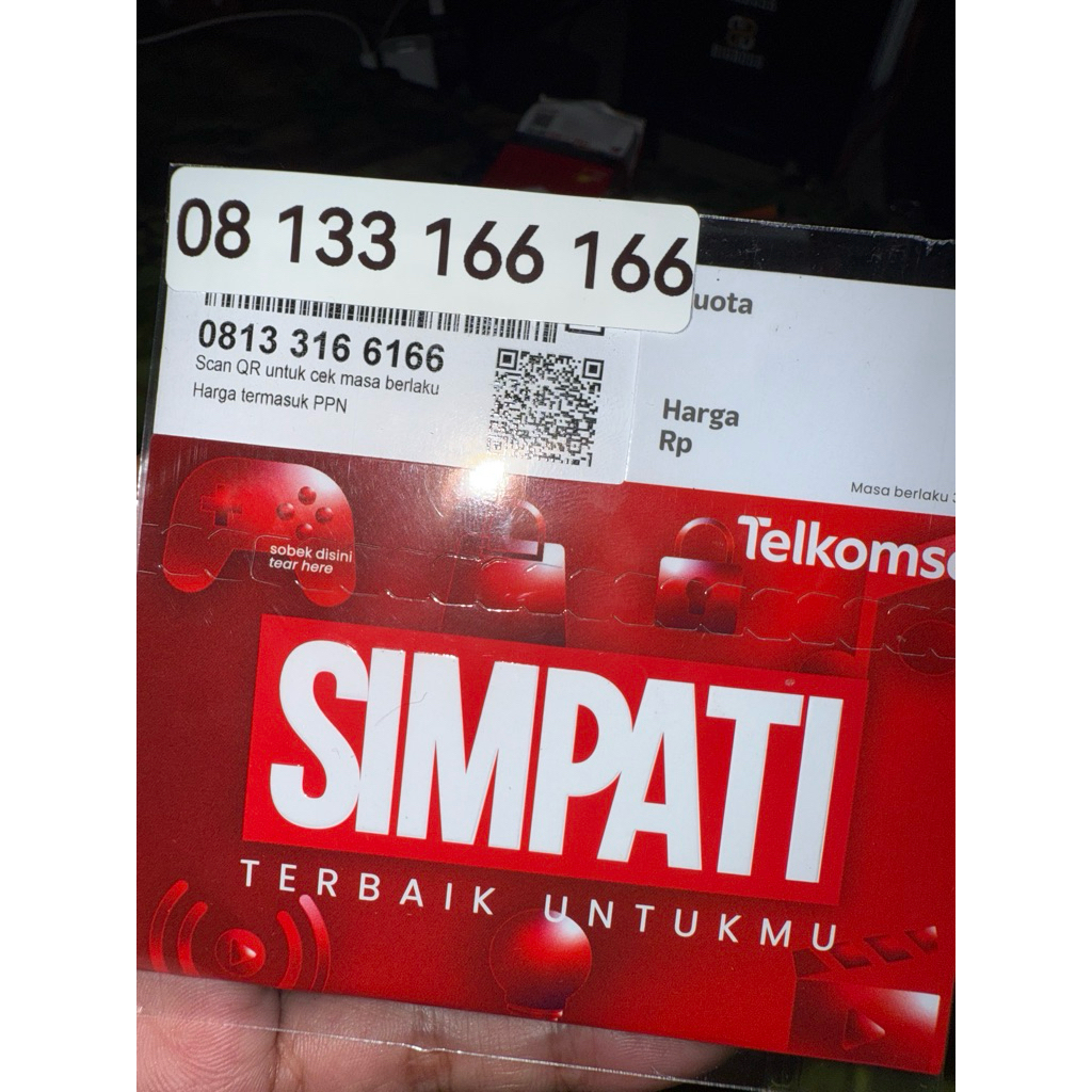 Nomor cantik Telkomsel Simpati kartu perdana nomer cantik Simpati 4G LTE 11digit 11 digit 13 133 133