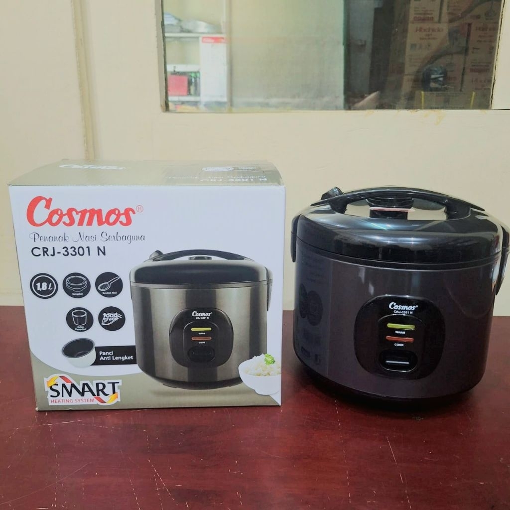 Magic Com 1.8 Liter Cosmos CRJ 3301 NB / Cosmos 3301 / Black Series