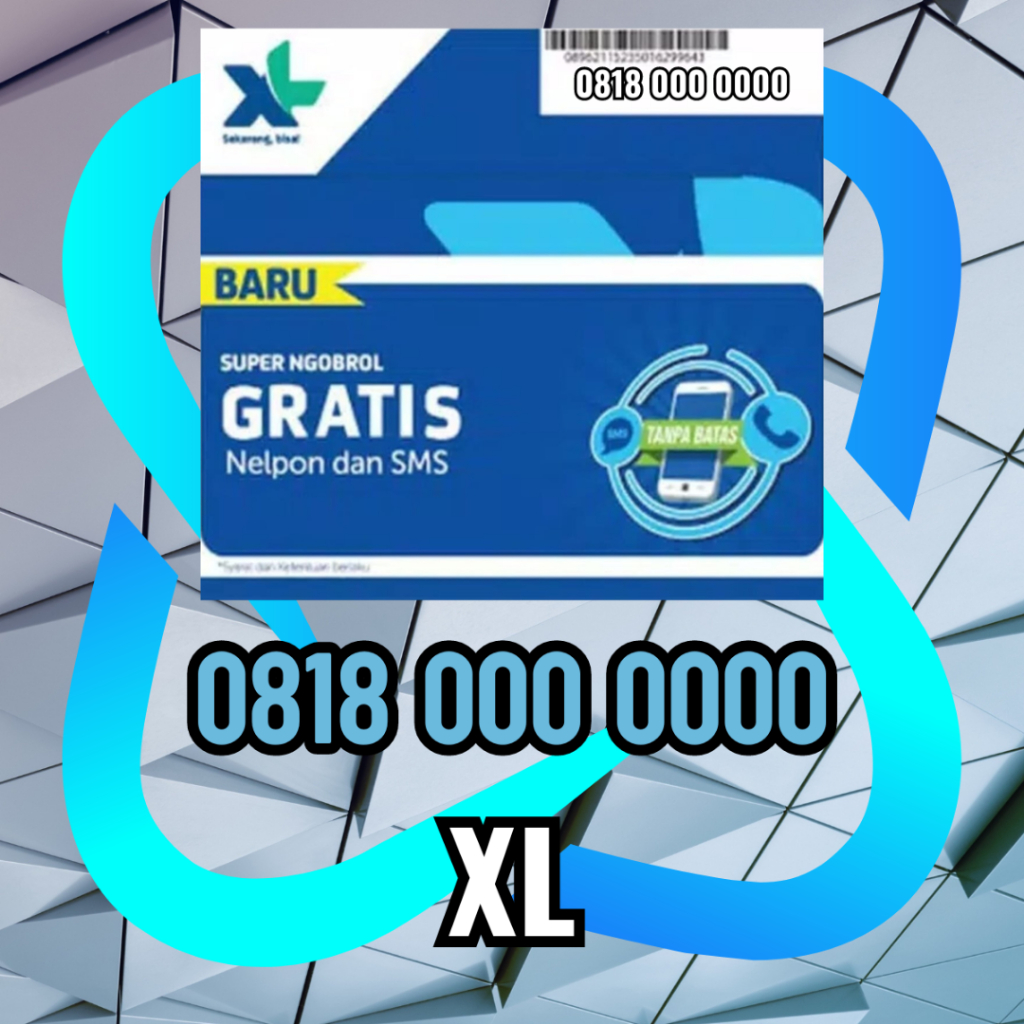Perdana kartu cantik xl special 10 digit bisa di pkai di seluruh wilyah kuota 365 gb xl axiata 4g 5g
