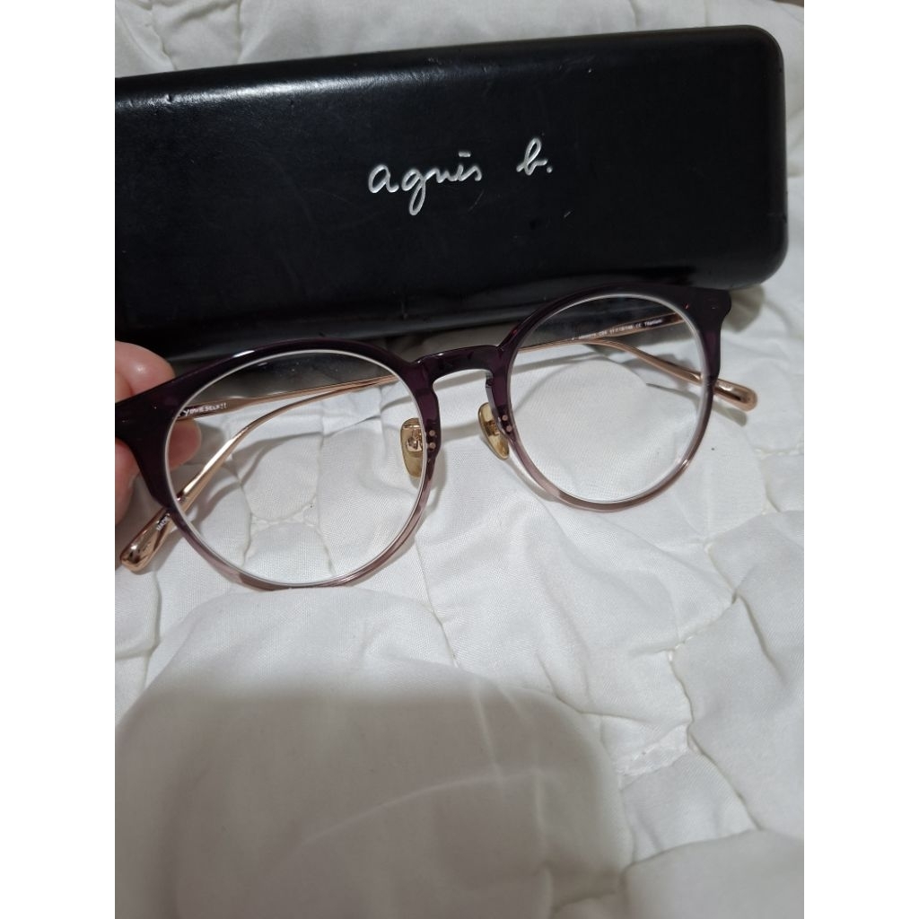 preloved frame kacamata Agnes B, original 100%