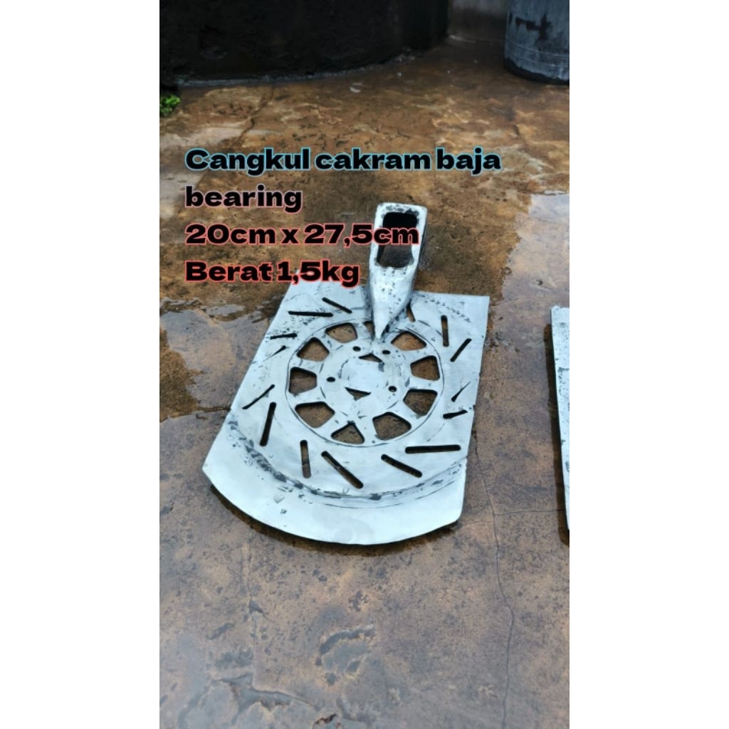 cangkul cakram motor baja bearing buatan 5amtv YouTube chanell.