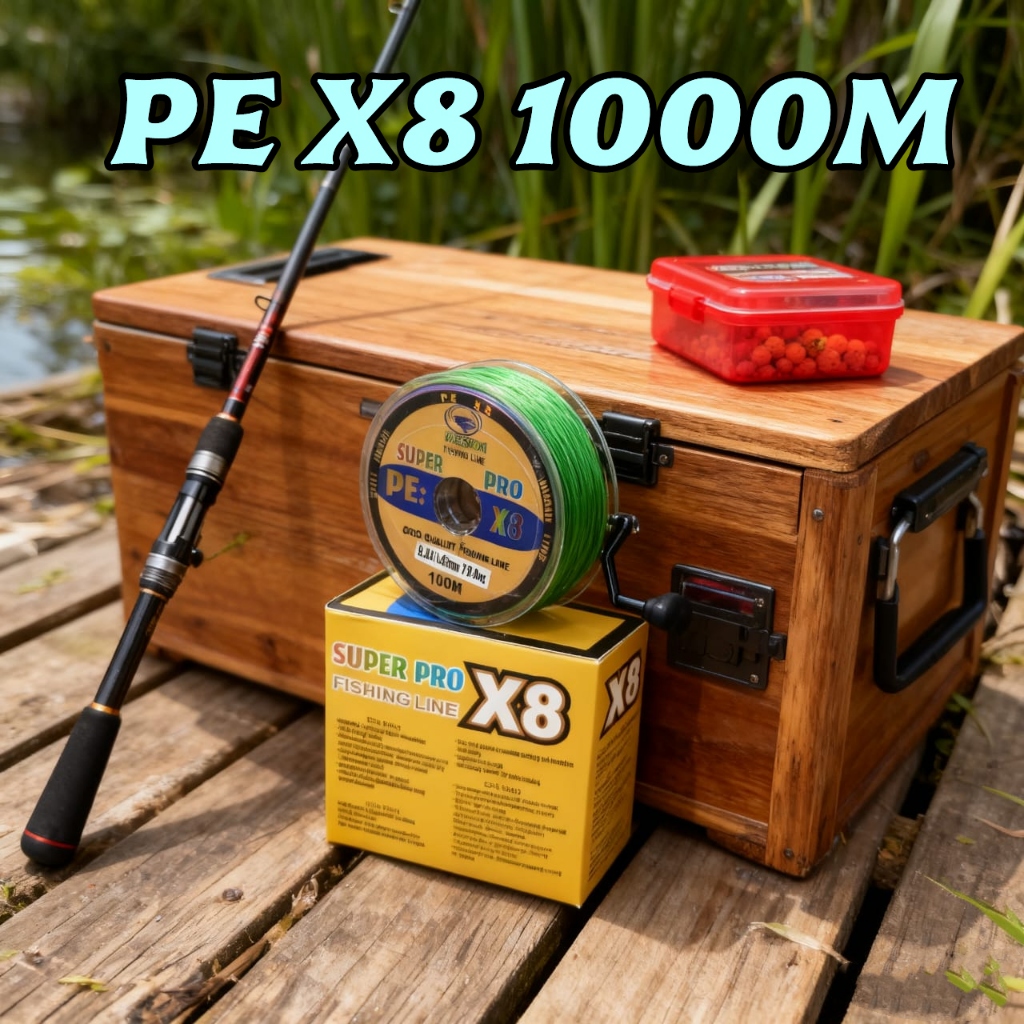 Senar Pancing PE X8 Power Libra Connecting 1000M / Tali PE Braid X8 Power Libra 1000 Meter