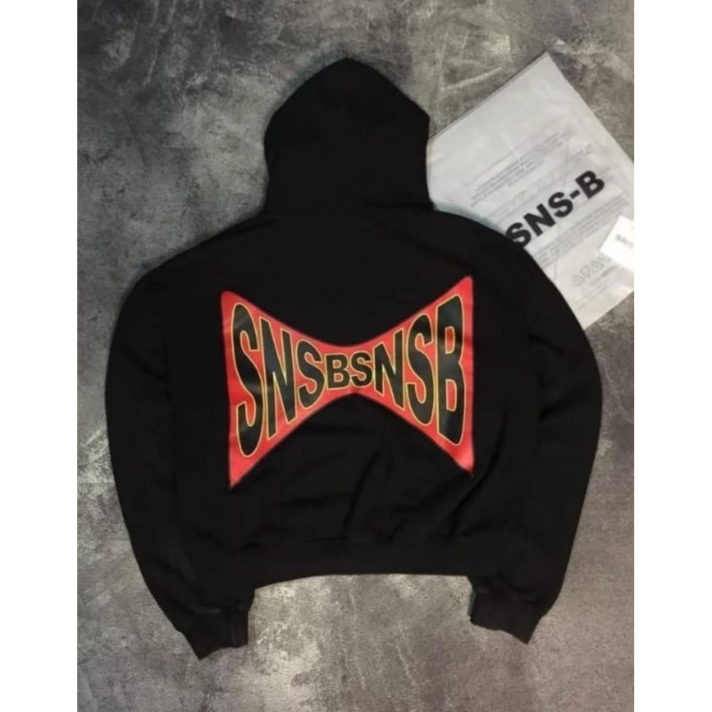 SWEATER HOODIE BOXY SNSB STROM OVERSIZEX UNISEX PRIA WANITA