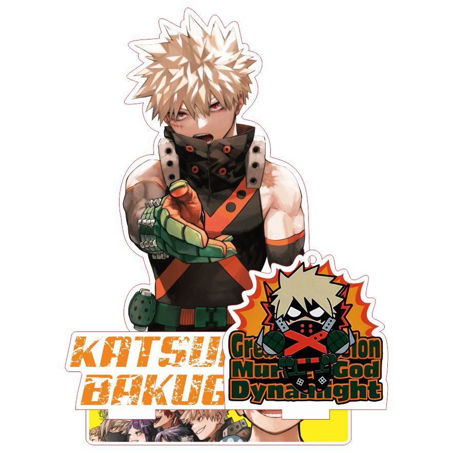 Keyring Standee akrilik anime MHA my hero academia Katsuki Bakugo Kacca Bakugou