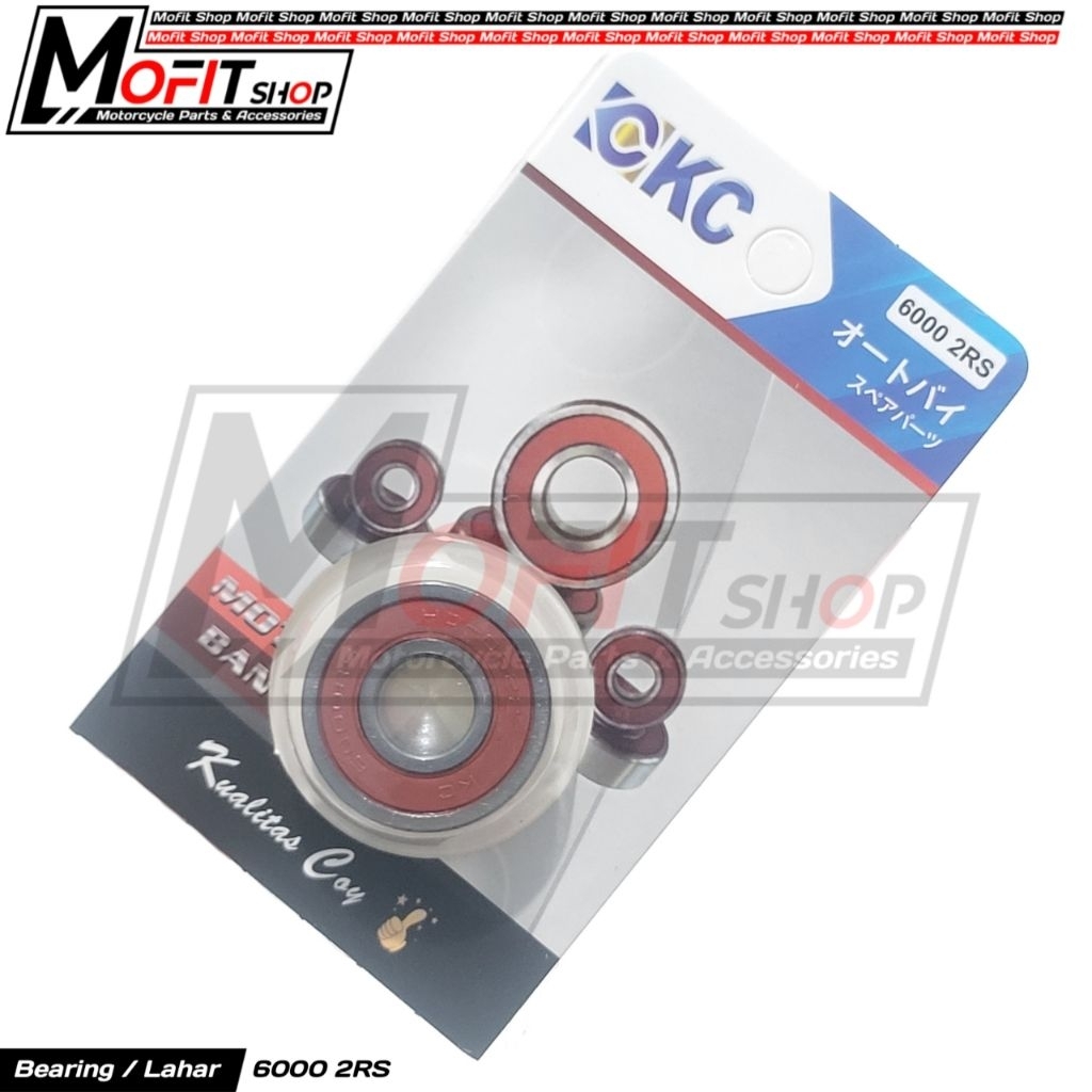 Bearing Lahar 6000 2RS Merk KC