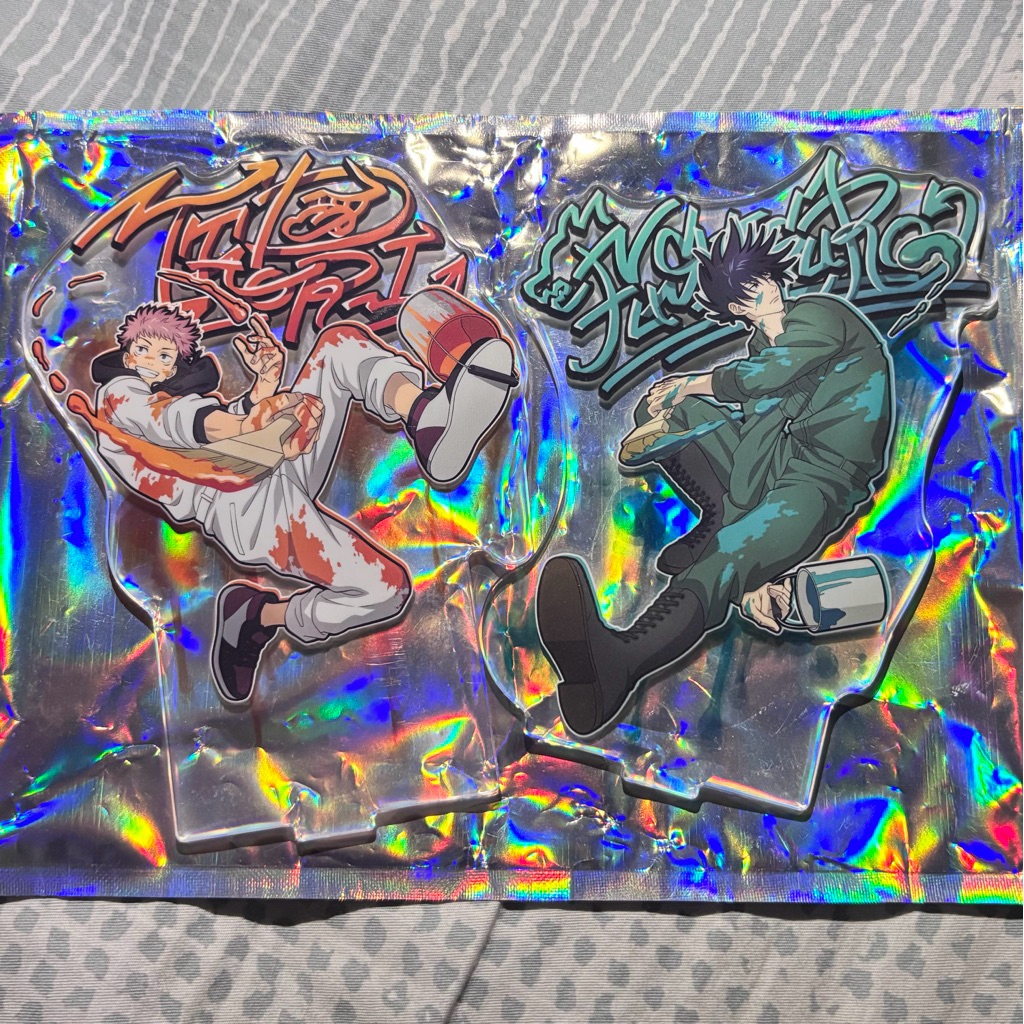 Jujutsu Kaisen Yuuji & Megumi Graffiti Standee Acrylic