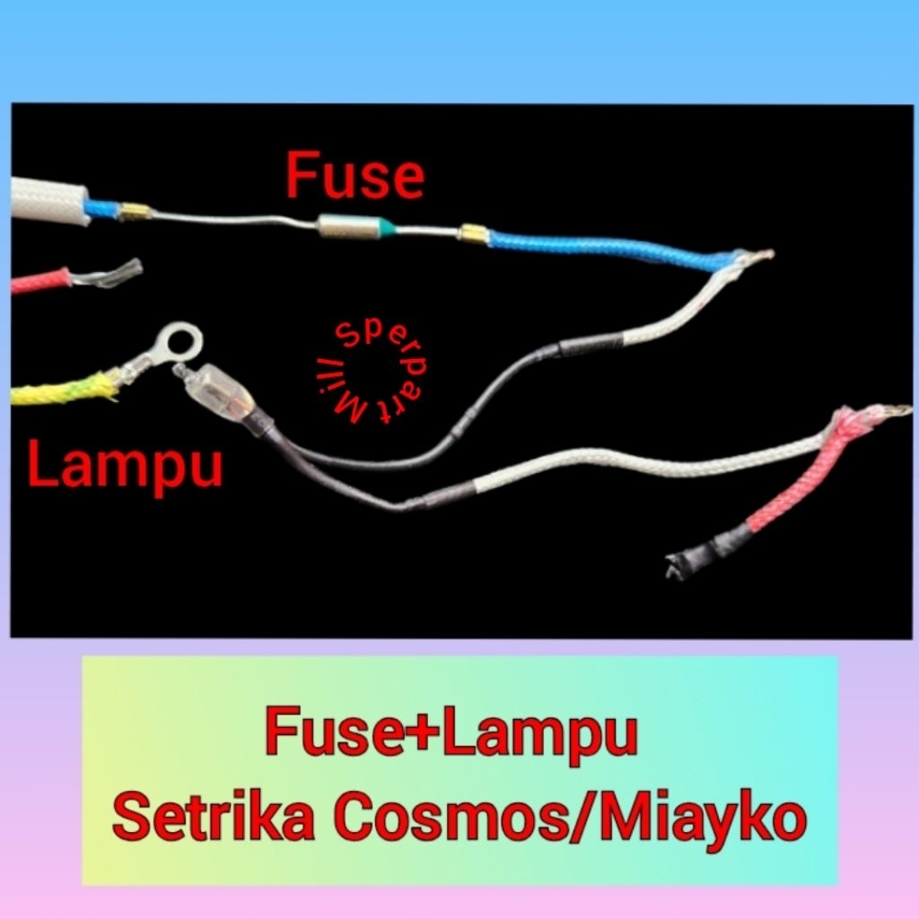 Fuse +Lampu Setrika Cocok Buat Semua Setrika Berbagai Merk setrika