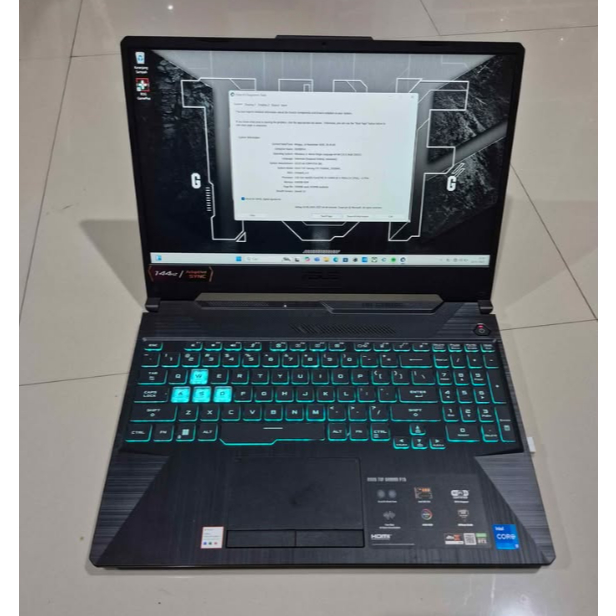 Laptop Asus TUF GAMING F15 i5 RTX 3050
