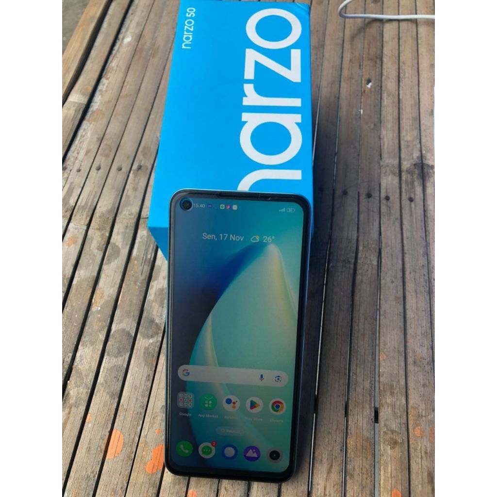 HP Realme Narzo 50 Ram 4/64 GB Fullset Istimewa