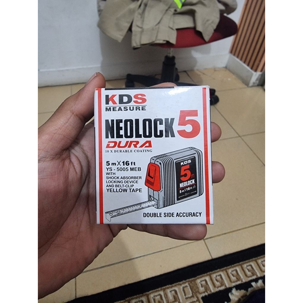 Meteran merek KDS Neolock 5 Dura original japan