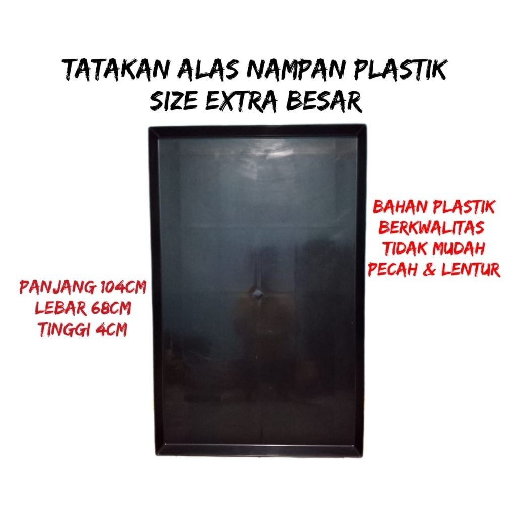 Tatakan Alas Nampan Plastik Panjang 1 Meter Alas Kotoran Kandang Hewan Size Extra Besar 104x68cm
