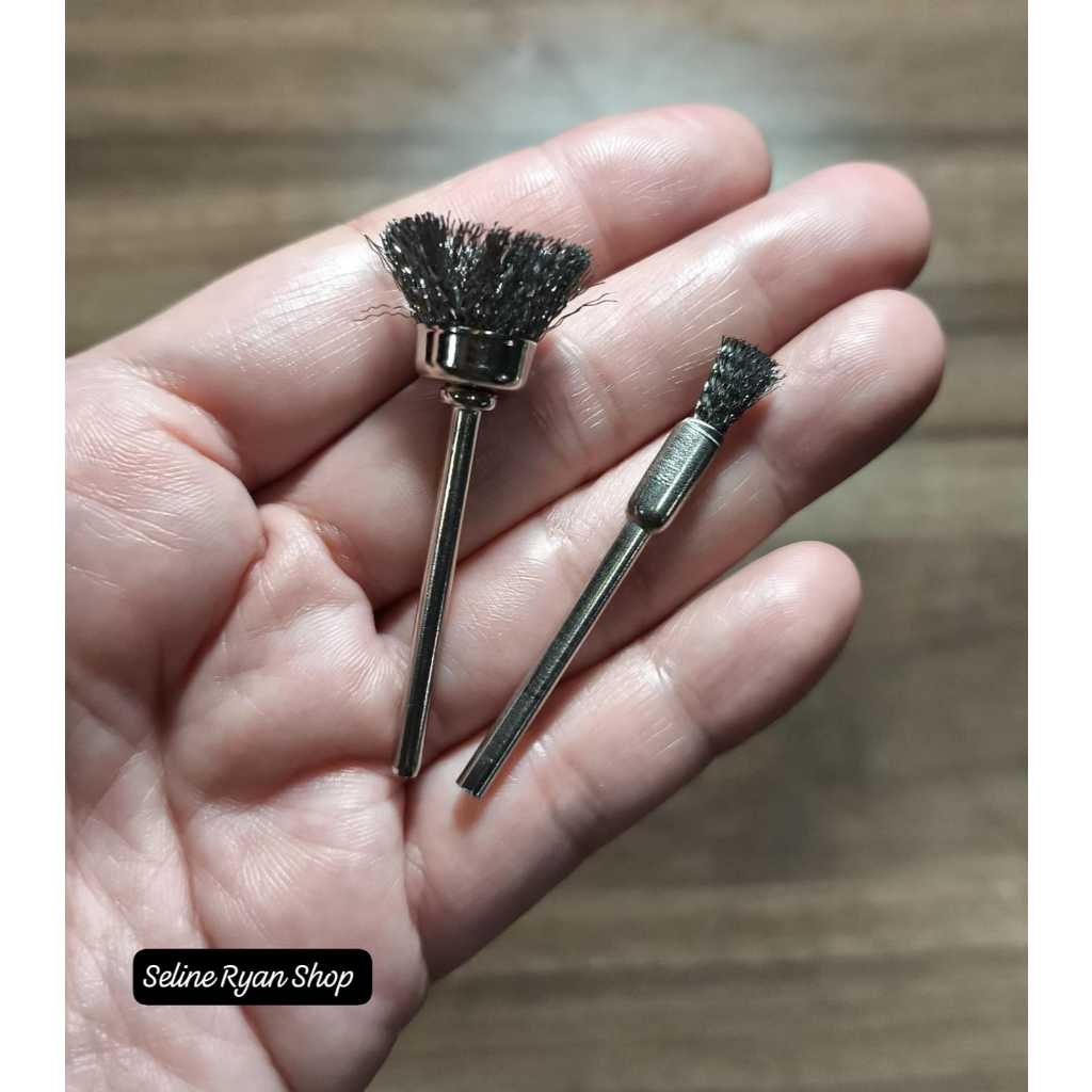 Sikat Kuas Besi Mini / Sikat Kawat Pembersih Mesin Coil Brush