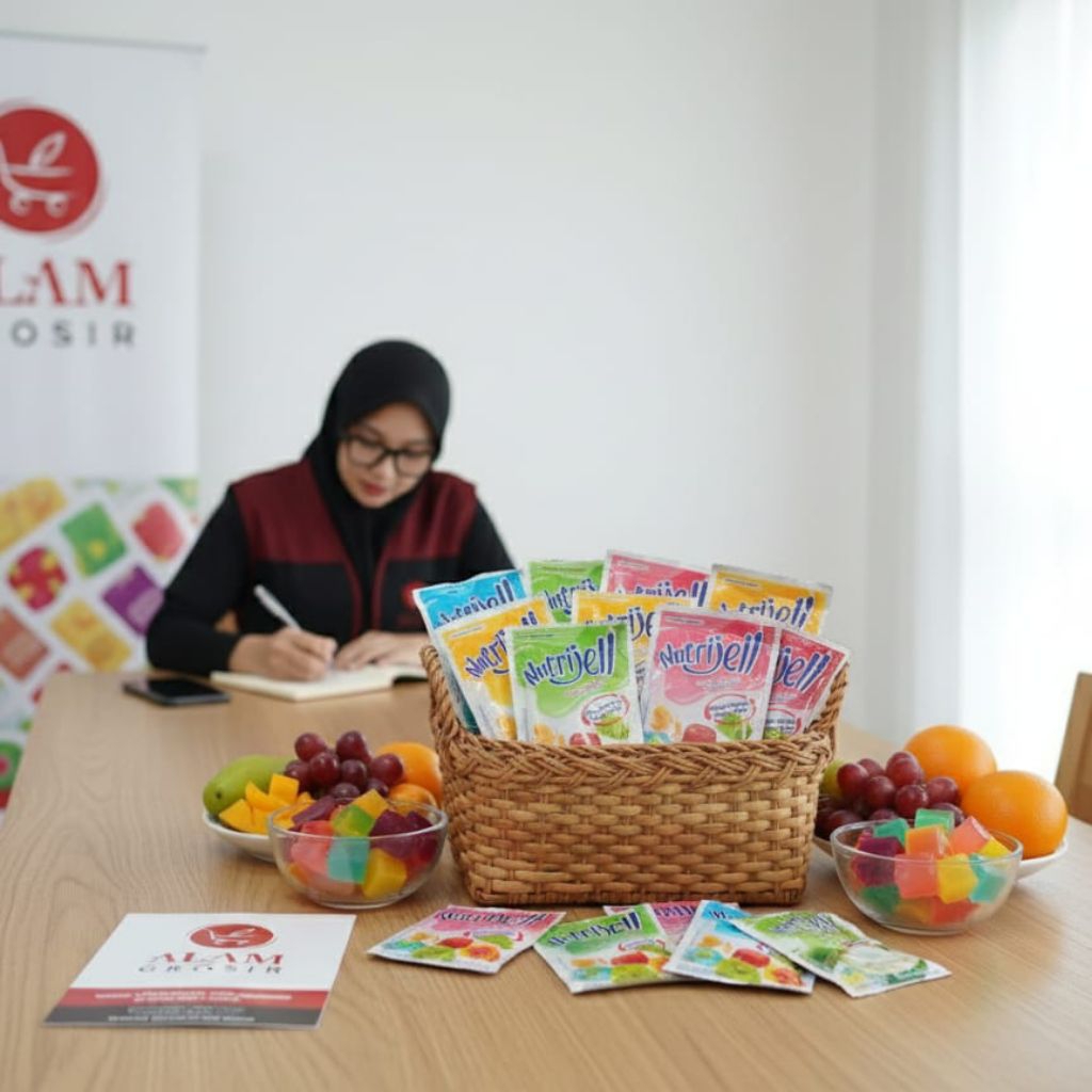 Nutrijell Jelly Rasa Buah Box isi 12 sachet Nutrijel Jeli All Varian Puding