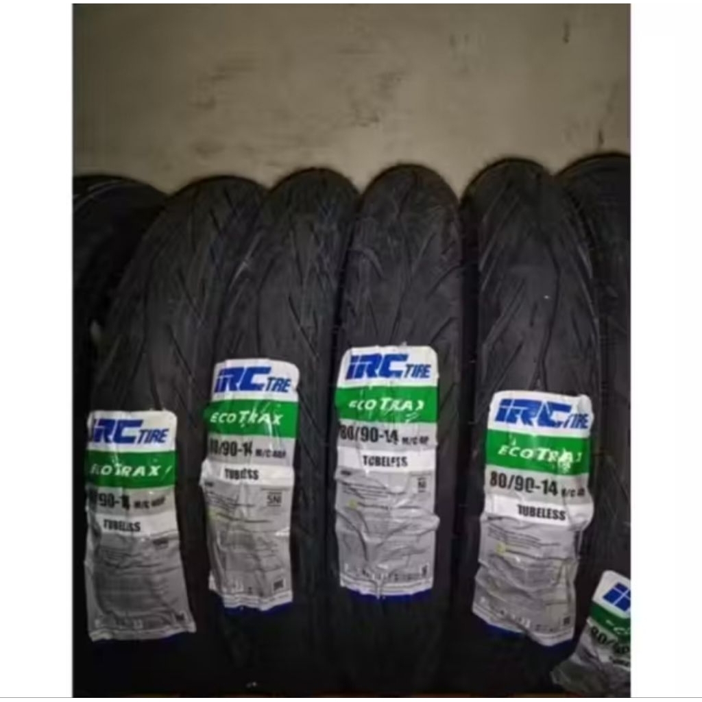 BAN LUAR IRC TUBELES UKURAN 80/90-14 BAN DEPAN MOTOR BEAT SCOOPY VARIO IRC TUBELES PRODUKSI TERBARU