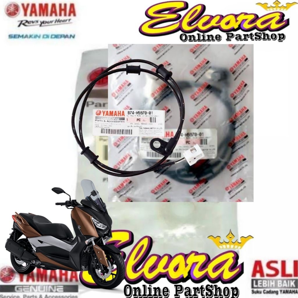 Kabel Sensor Speed Depan Wheel Whell Sensor Yamaha Xmax X Max 250 Original B74-H5970-01