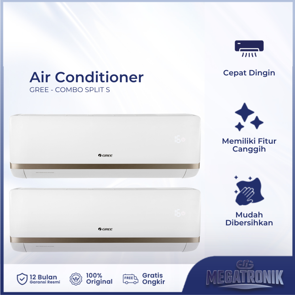 GREE AC Combo Split - Inverter 2 In 1 Series GWC CSS (2 Indoor & 1 Outdoor)