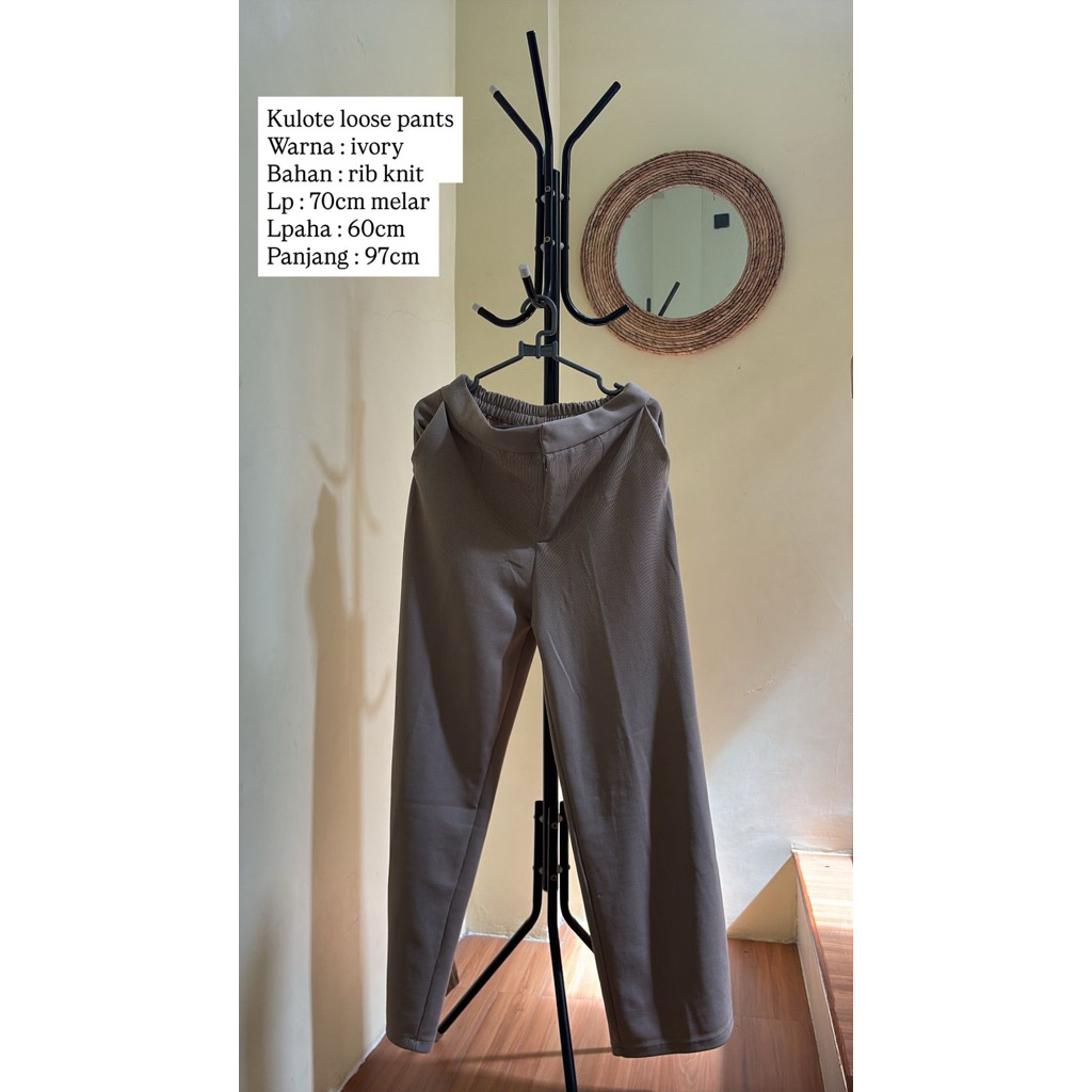 celana kulot loose pants PRELOVED